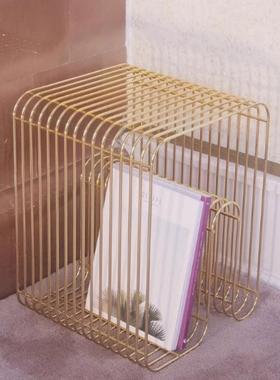 工厂直创意几沙发边发客EON厅阳台报杂志架床头置物刊书架铁艺小