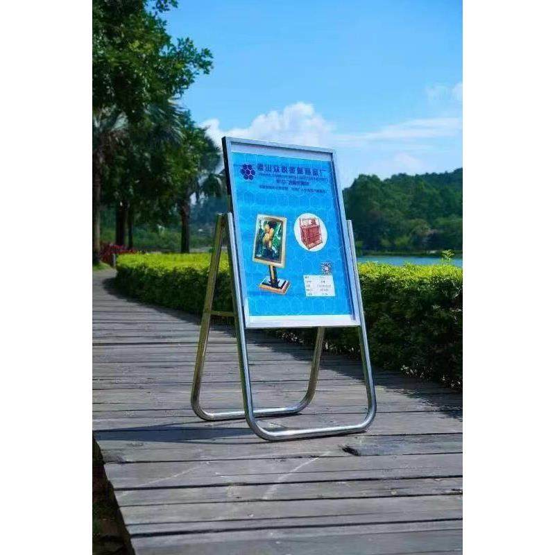海报架L型海报架指示牌宣传展示架不锈料钢展落地铁质广架告物外,商业/办公家具,X展架/易拉宝,淘宝优惠券,粉丝福利购,淘宝优惠卷