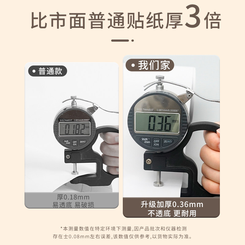 特厚橱柜贴纸防油防潮厨房柜子防水自粘墙纸厨柜T吊柜柜门翻新专