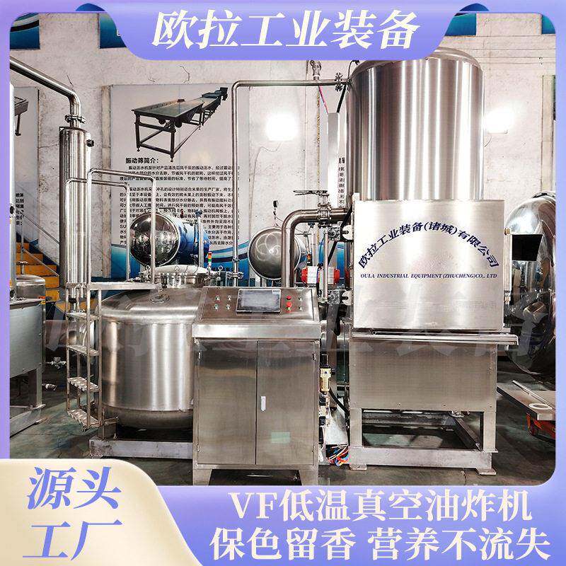 花生脆真空油炸机 菠萝苹果真空低温油炸设备 香蕉脆片加工设备