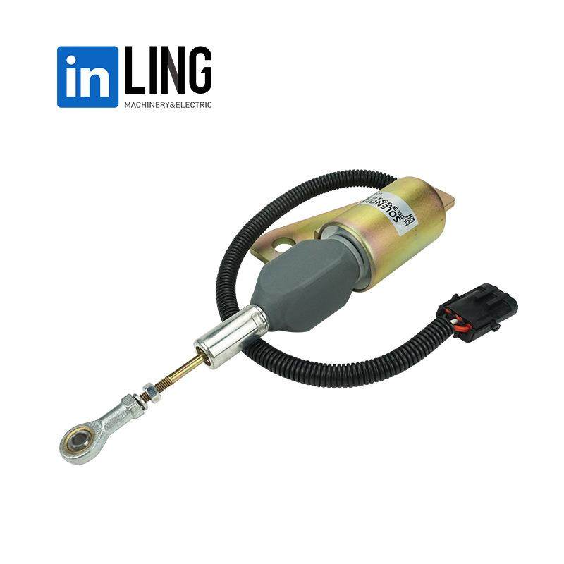 汽车船用电磁阀3991165柴油发电机电子熄火开关器控制断油停车