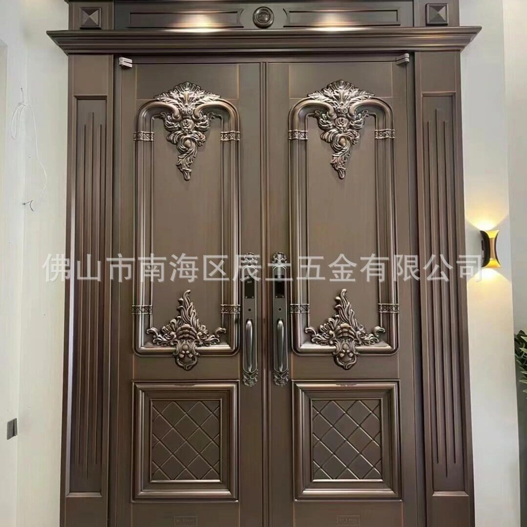 别墅铜门双开铜门厂家直销源头工厂焊接铜门