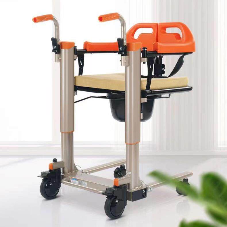 家用护理电动移位机瘫痪老人可升降移位机遥控多功能洗澡坐便轮椅