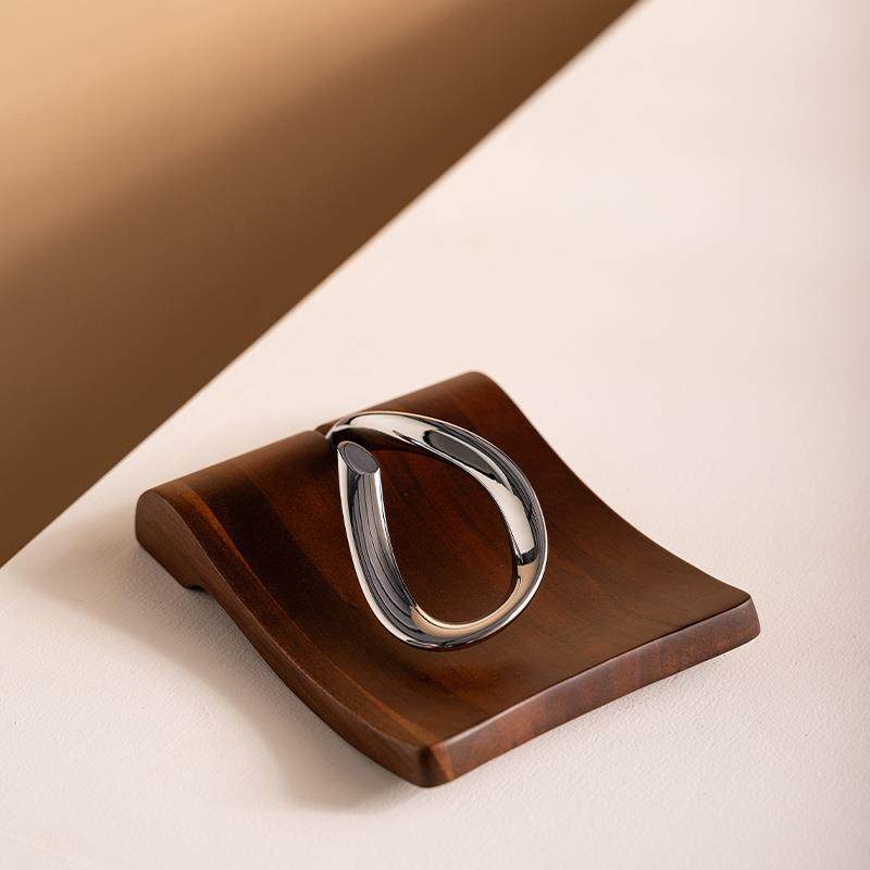 欧式高档餐巾架纸巾盒商用简约餐巾纸收纳盒样板房装饰木制品摆件