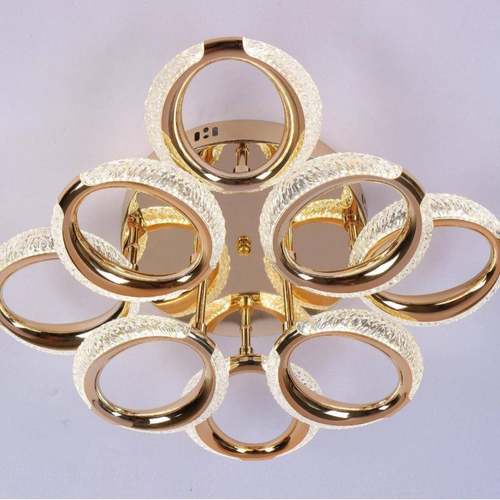 北欧风格圆形吸顶灯可调光客厅圆形装饰现代简约led卧室灯