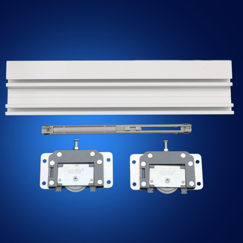 带阻尼趟门轮家具木门移门轮实木缓冲器滑轮轨道 衣柜定制推拉门