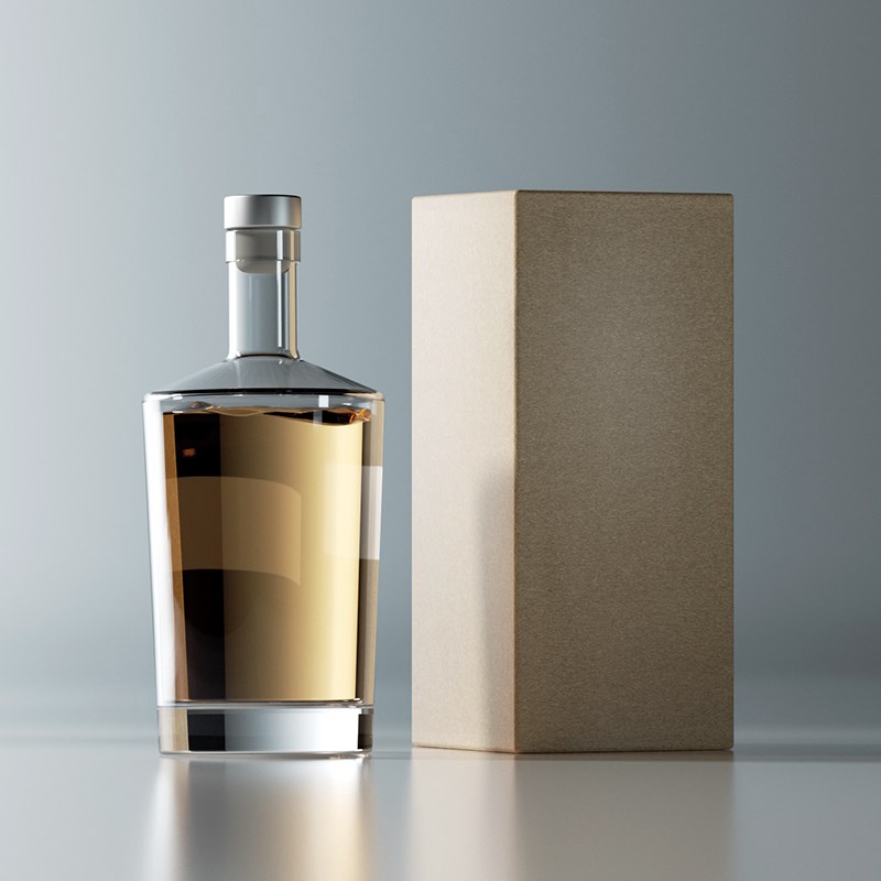 酒瓶空瓶装白酒果酒礼盒2瓶全套包装1斤装高档密封瓶高端玻璃酒瓶
