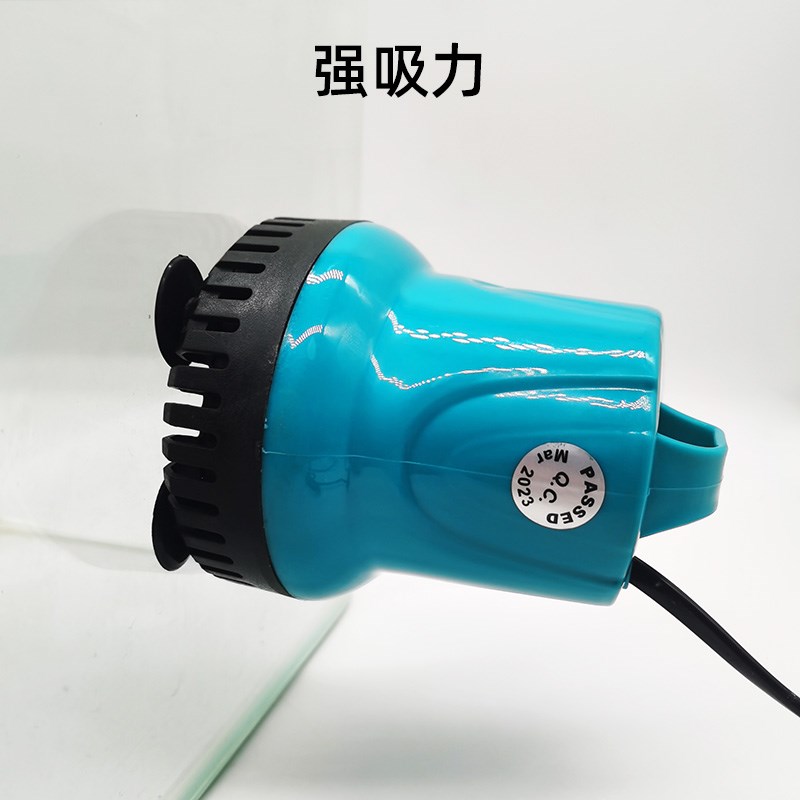 鱼缸潜水泵吸盘加热棒夹子水族箱潜水灯三合一水泵内置过滤器吸盘
