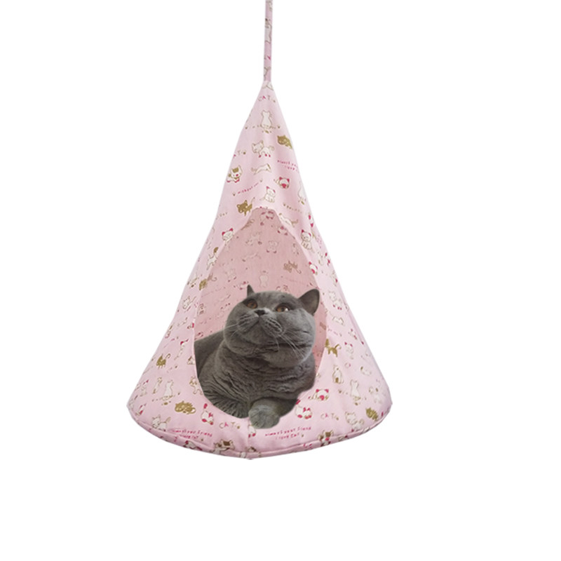 新品猫咪吊床 挂式窝帐篷垫宠物用品 自由空间猫笼可拆洗挂窝