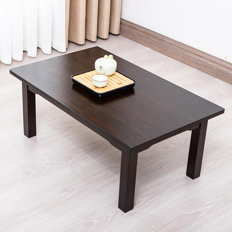 楠竹炕桌实木方桌长方形床上学习桌饭桌炕几榻榻米写字小茶几矮桌