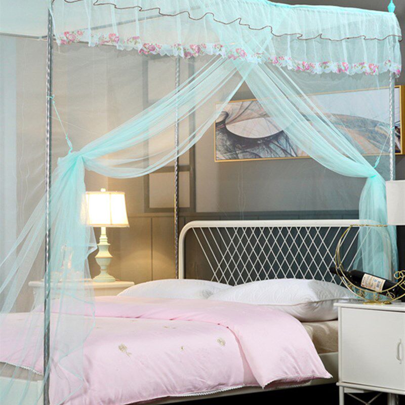 上下铺单门老式方顶蚊帐1.2m1.5米1.8双人床学生家用宿舍寝室通用