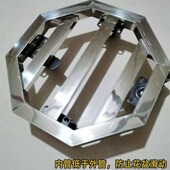不锈钢加厚大花盆托盘带万向轮盆景移动底座圆长方形置物架可定制