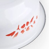 老式 加厚搪瓷洗脸盆洗脚泡脚盆家用面盆结婚喜盆洗屁屁盆洗菜盆