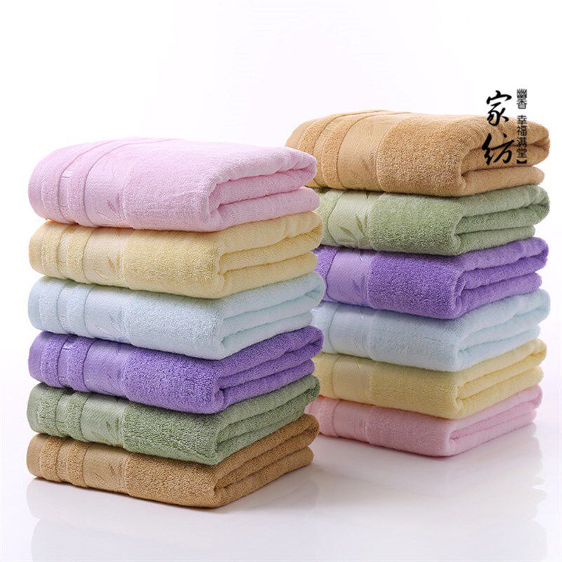 吸水竹纤维浴巾女冬成人男士浴巾家用酒店大浴巾加厚大号大毛巾