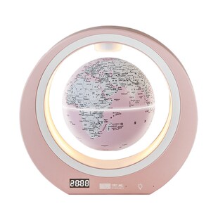 北斗高档端级AR智能3D立体自转发光磁悬浮地球仪家居卧室轻奢摆件