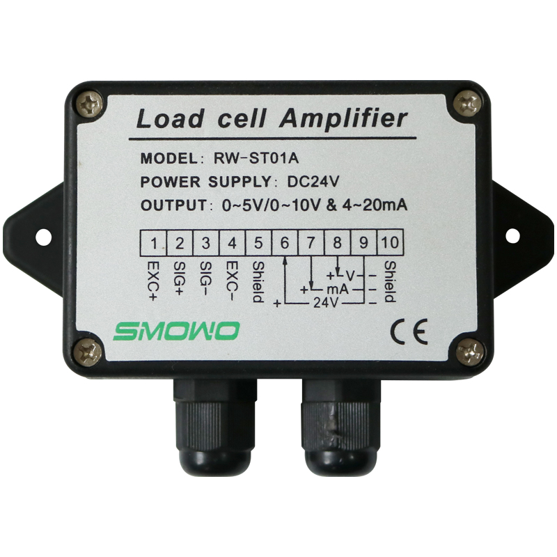 RW-ST01A称重测力传感器变送器V2.2版0-5v0-10V4-20mA信号放大