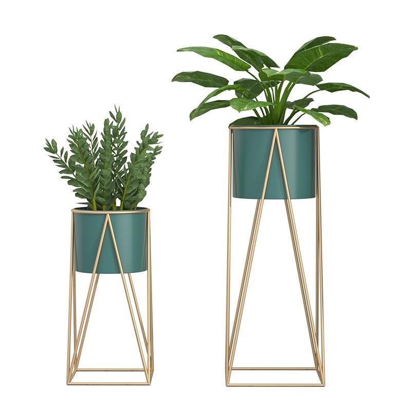 北欧简约铁艺花架置物架花架子室内客厅阳台落地式绿萝绿植花盆架