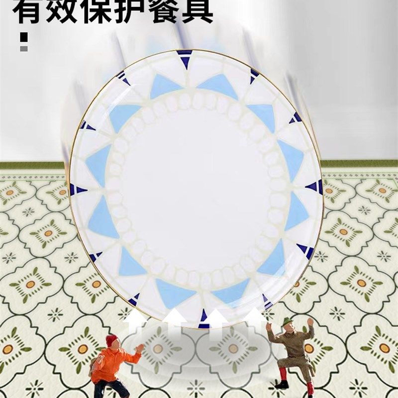 2024新款小清新厨房地毯防滑防油可擦免洗防水防污可裁剪pvc地垫,居家布艺,厨房地垫,淘宝优惠券,粉丝福利购,淘宝优惠卷