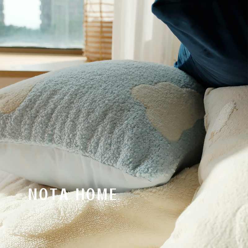 可爱抱枕兔子枕套客厅沙发毛绒靠枕民宿装饰靠垫柔软女生睡觉方形,居家布艺,靠垫/抱枕,淘宝优惠券,粉丝福利购,淘宝优惠卷