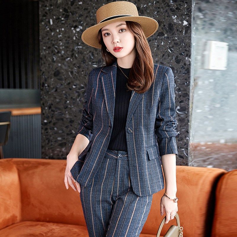 短款小个子条纹西装外套女春秋2024年新款高级感职业休闲西服套装,女装/女士精品,西装,淘宝优惠券,粉丝福利购,淘宝优惠卷