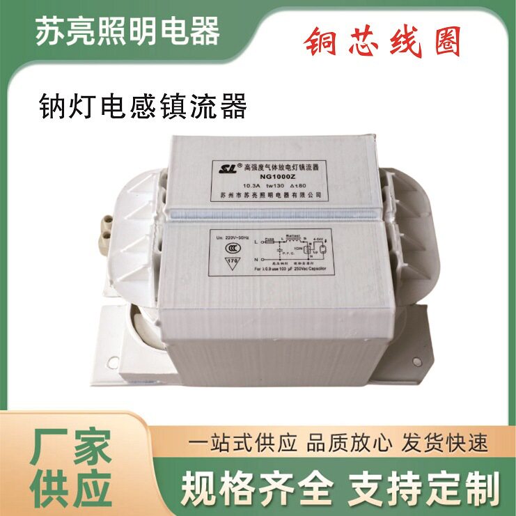 1000W铜芯足功率船用镇流器HID镇流器金卤灯汞灯投光灯镇流器