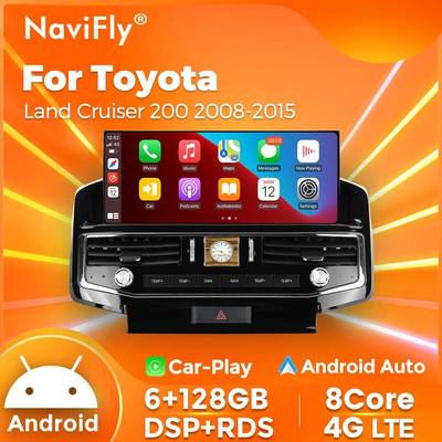 适用丰田LandCruiser20008-15改安卓中控横屏Carplay倒车导航