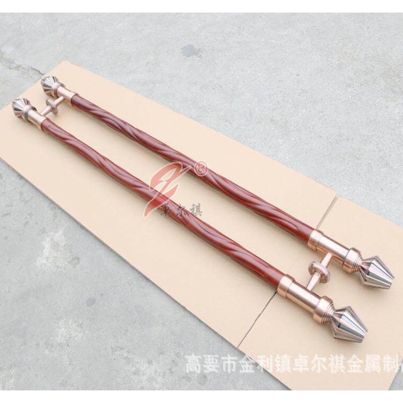 不锈钢拉手纽纹木个性化拉手酒店别墅大门拉手定制