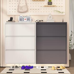 摩霄钢制鞋柜12CM家用门口LM-001户门廊超入简约现代鞋柜走薄极窄