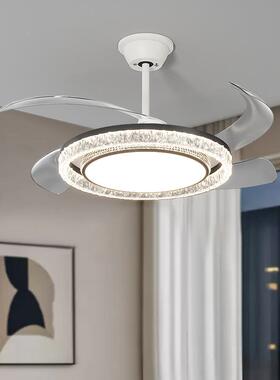 厅风扇灯书房室现代简约2ZY99025餐吊年新款全光卧谱护眼扇吸顶电