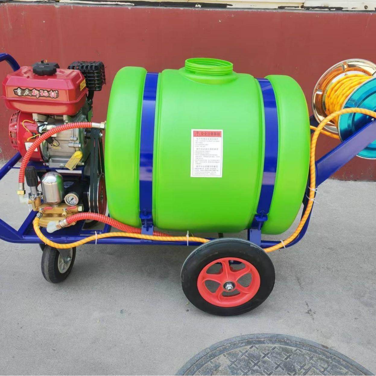 手推式高压遥控打药机电动喷雾器园林推车式汽油消毒喷雾机厂家