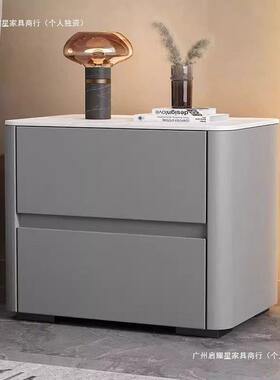 床头柜卧室家用简现代型床5边柜202新款约轻奢家用小抽屉TOQ式收