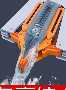 角207胶棉拖把绵免手用洗家死一拖净卫生间海拖懒人拖地