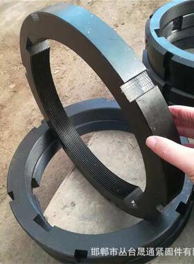 按图无品牌/纸按样大直径G圆螺母B812圆螺母品M30牙0*3高强度细圆