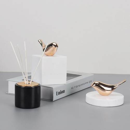 中式大理金属摆件BJ019创意家居公客厅茶几办室电视柜新桌面软石