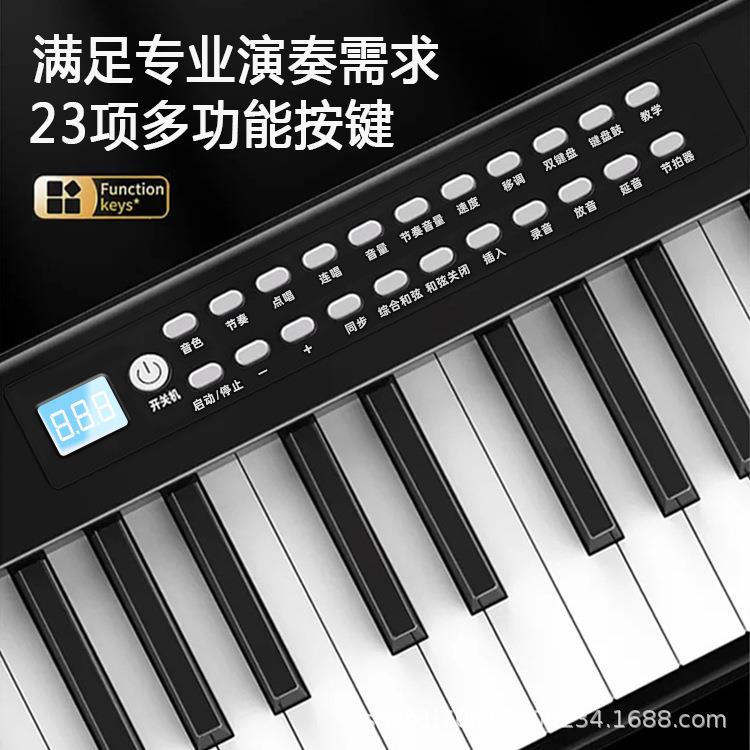 源头工成厂盘折师叠电IRK子钢琴88键便携式初学者家用年幼专业手