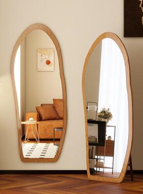 子室中古风穿衣镜镜异形全身镜网红家用落地镜女生卧ALF壁挂式试