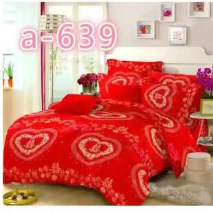 秋季植物羊绒卖植物羊四件套加件厚磨毛床上用特品四套地绒摊货源