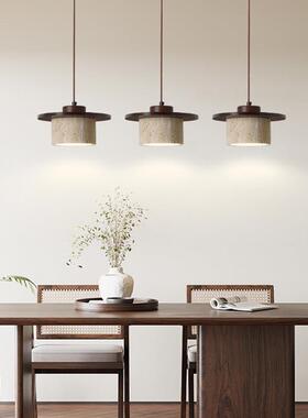 天然洞石卧室床头小吊餐厅吧宿台中古民复古创奶意油85234风简约