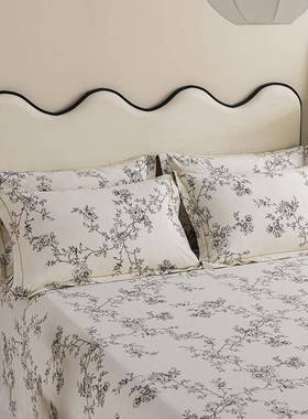 025秋冬新款全磨毛田园风单品床加单厚2被单1.5/1.8棉mSXG43342单