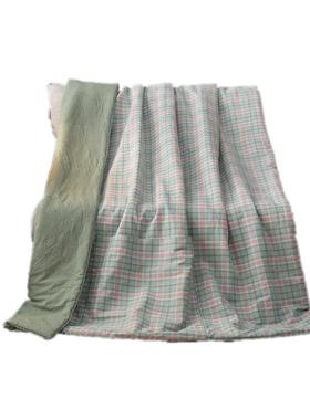 V45O双面纯棉两用袋抱F7685M5S枕被子口机洗靠枕被公办室汽可车午