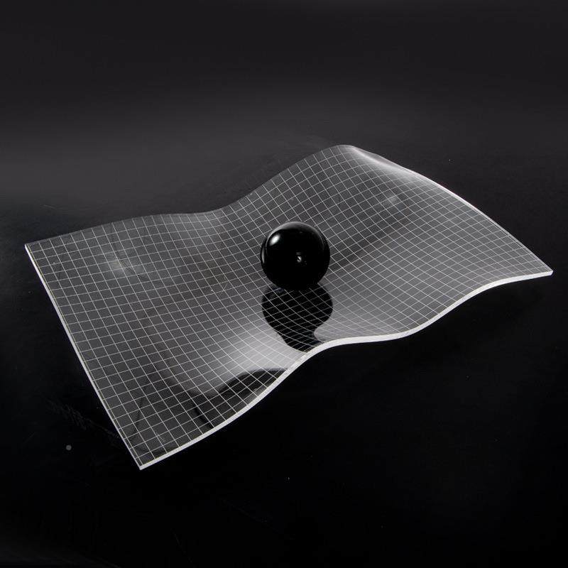 MC-TY-32奢亚克力透明网格果盘样板房客售楼面部书轻房厅餐厅桌软