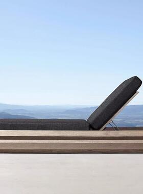 户外休闲院躺椅庭柚景木别墅防水防晒59640民酒店露天室外海宿泳