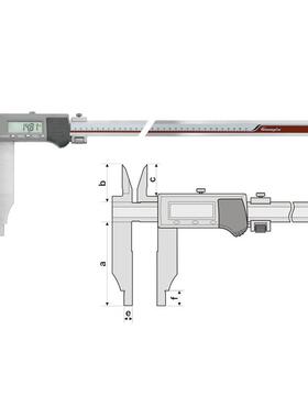 广I陆显P66双RKD内爪防水卡1尺11-604数-30