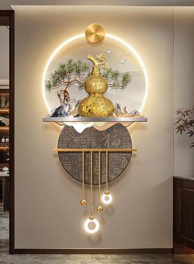 新中葫芦玄关装饰画JX240109百福图走过挂式道画山水入户廊门正对