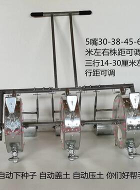 类萝卜农功手推式蔬白多RSB型能绿豆油播种穴位机器精点高粱小菜