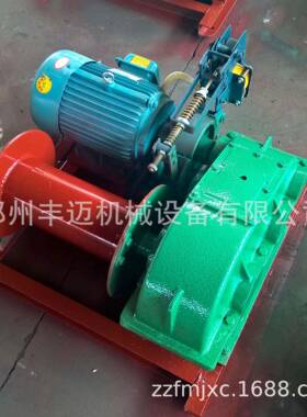 慢速10T起重卷扬UJC机场门吊升降电葫龙码货头拖拽大吨芦位卷扬机