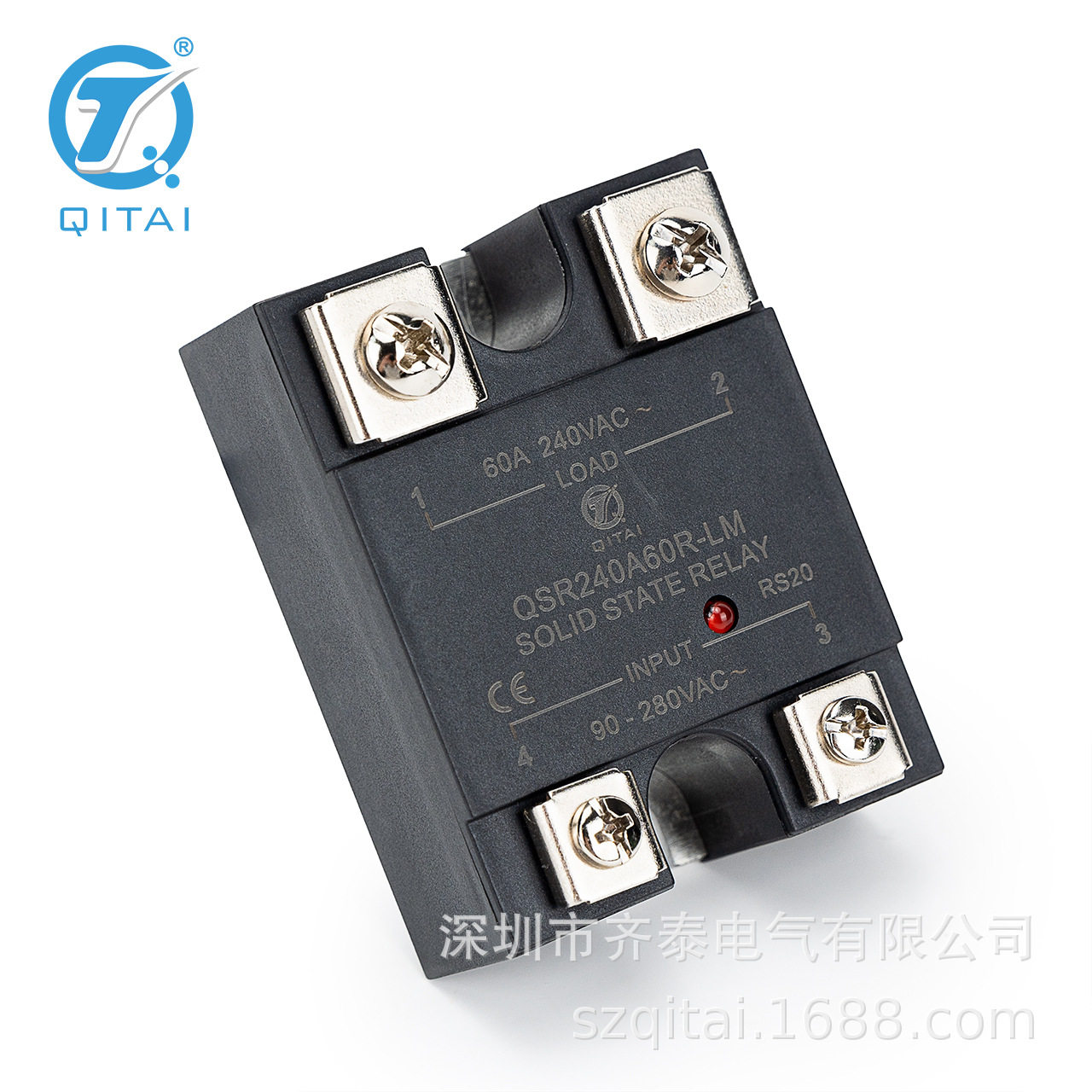 QSR240A60R-LM齐泰封闭型固态继电器60A//40A/25A/10A