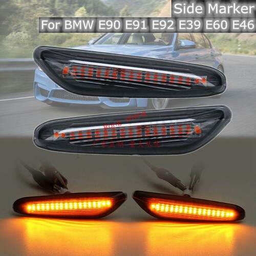 适用于宝马E82E88E60E90E91E92通用型LED边灯转向灯叶子板灯