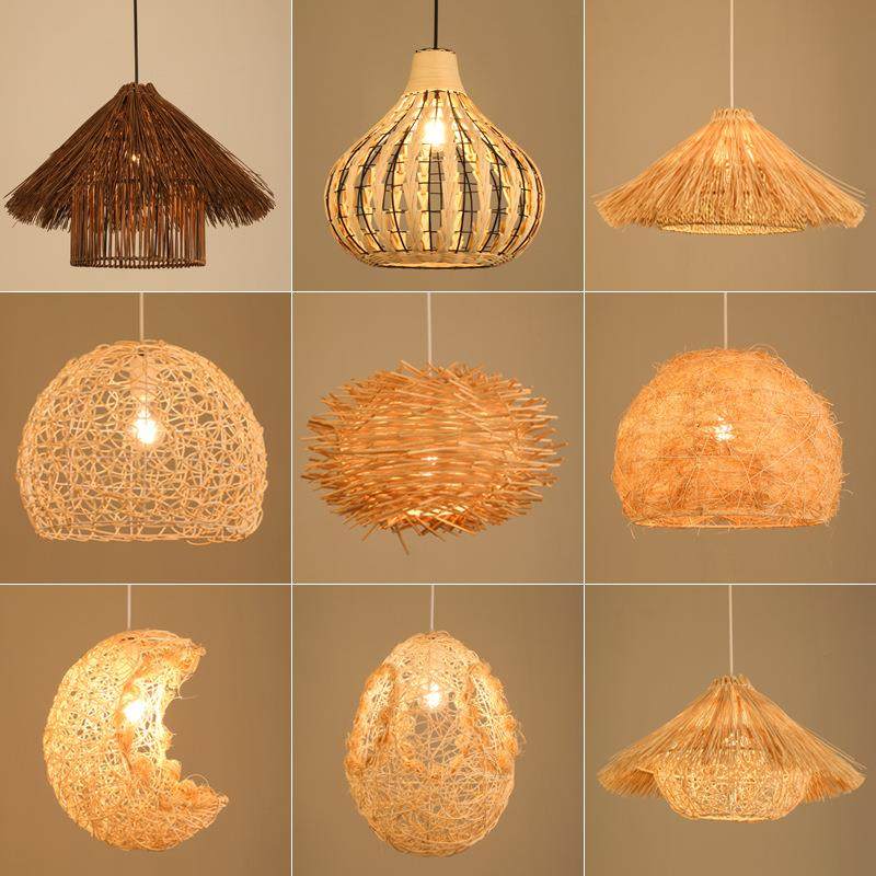 简约鸟巢房子手工竹编创意东南亚农家乐特色餐厅民宿客栈藤艺吊灯,农用物资,其他肥料,淘宝优惠券,粉丝福利购,淘宝优惠卷
