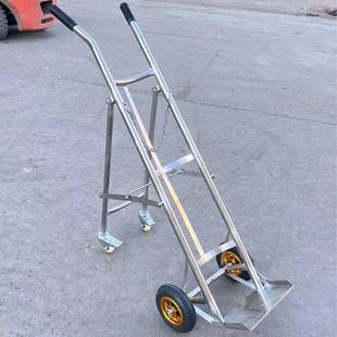 远通不锈钢气瓶车201不锈钢推车304不锈钢40l实验室气瓶固定装 置